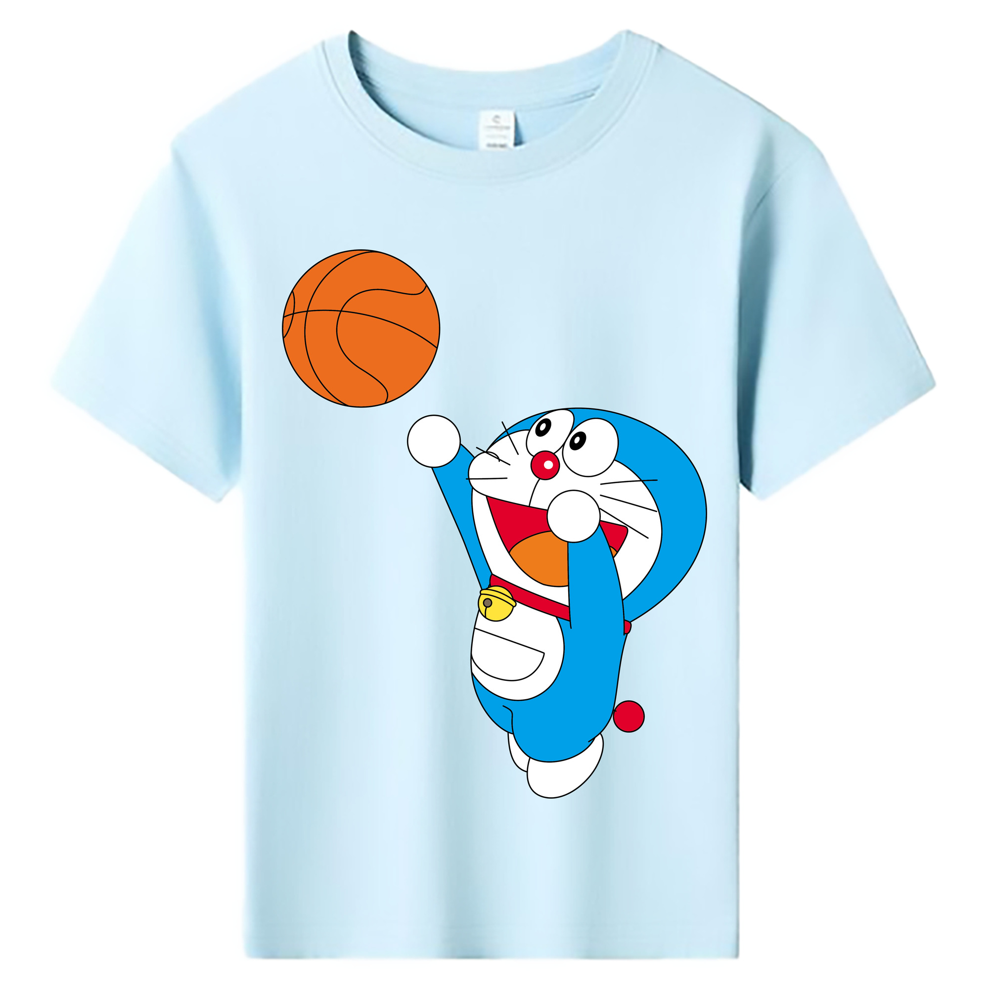 （画像用） ドラえもん Doraemon 綿100％キッズTシャツ（フロントプリント）